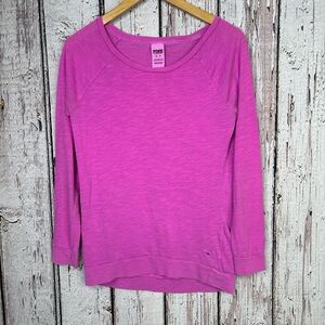 PINK Victoria's Secret PINK Long Sleeve Sleeve Tee T-Shirt XS Lightweight Casual
